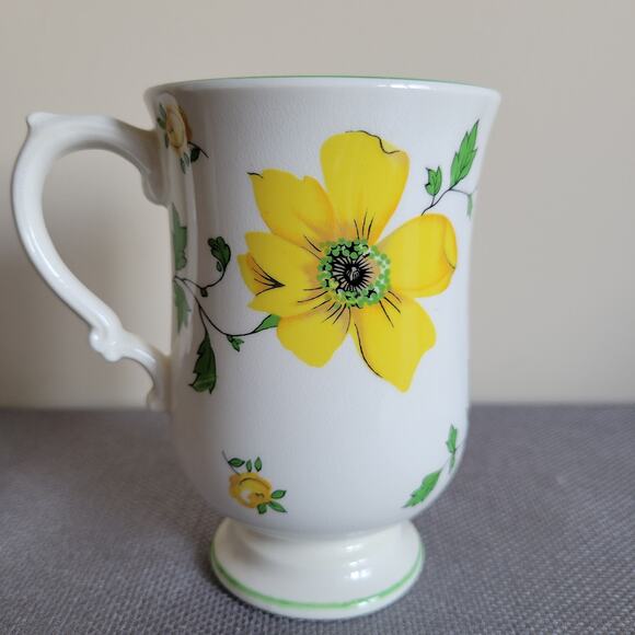 NWOT/Box Royal Victoria Fine Bone China England Plate & Mug/Cup W/Handle Set - Picture 6 of 14